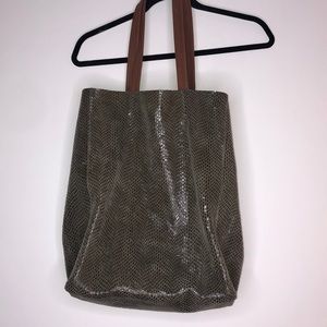 Leather snakeskin purse (sorial)